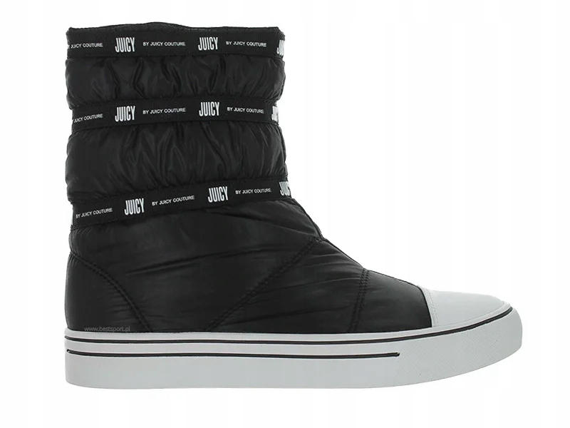 Juicy Couture Dámské sněhule Calinda Shiny velikost 41 černý nylon