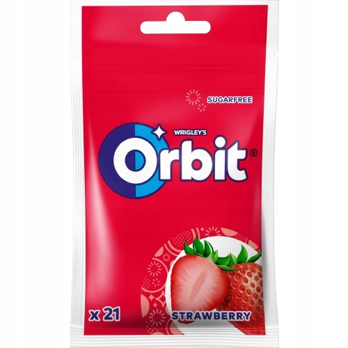 Levně Žvýkačka Taška Orbit Strawberry 29 g/22