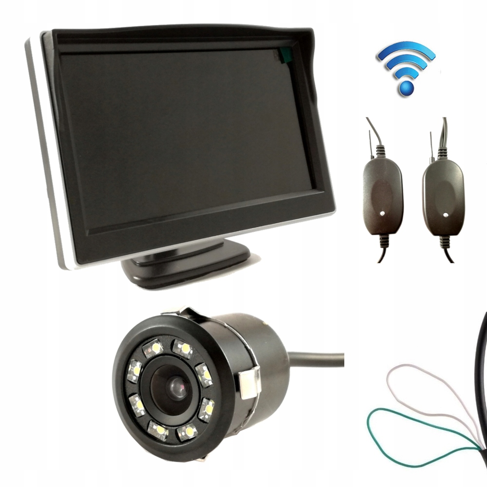 Беспроводной монитор 5 камера в бампер выкл линии