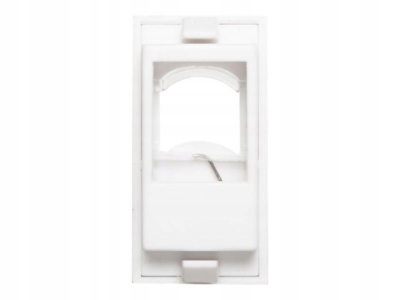 Netrack 120-03 Netrack Nbox adapter 1M 1xkeystone z polem opisowym i osłoną