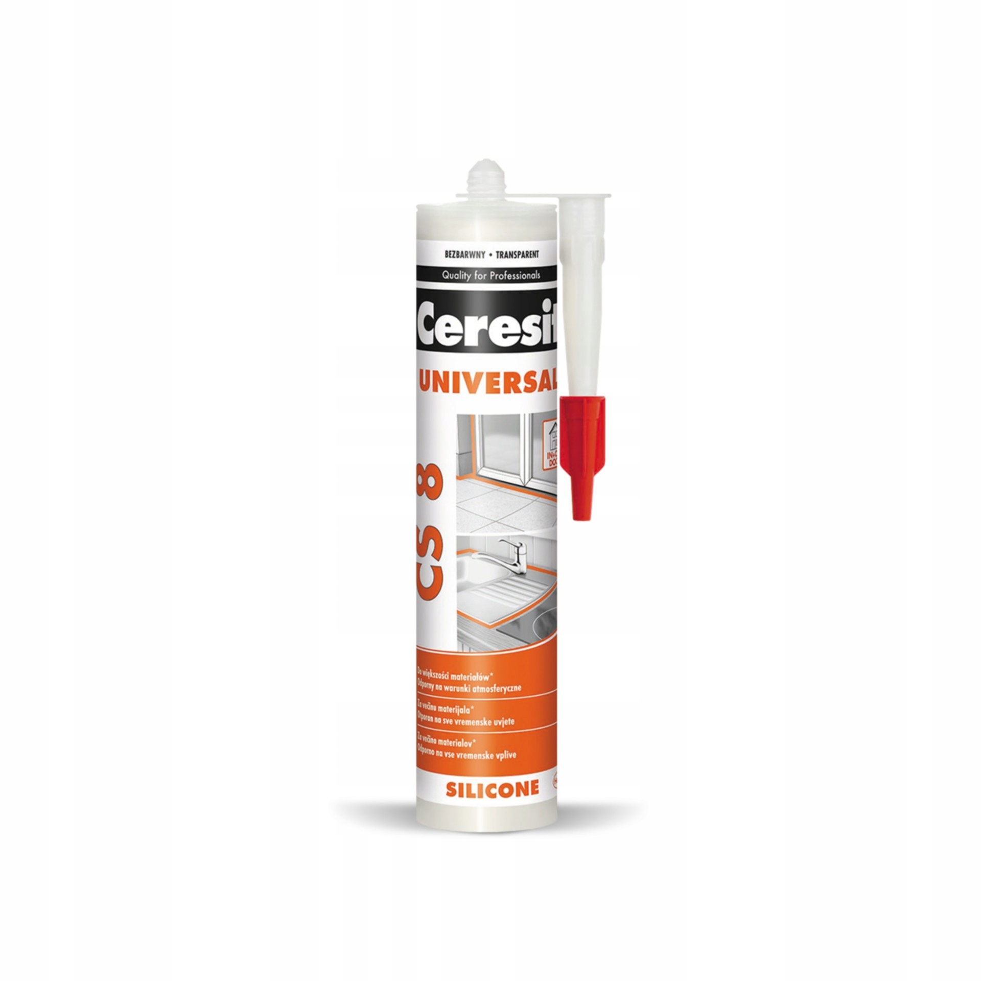 

Silikon uniwersalny Ceresit CS8 280ml Bezbarwny