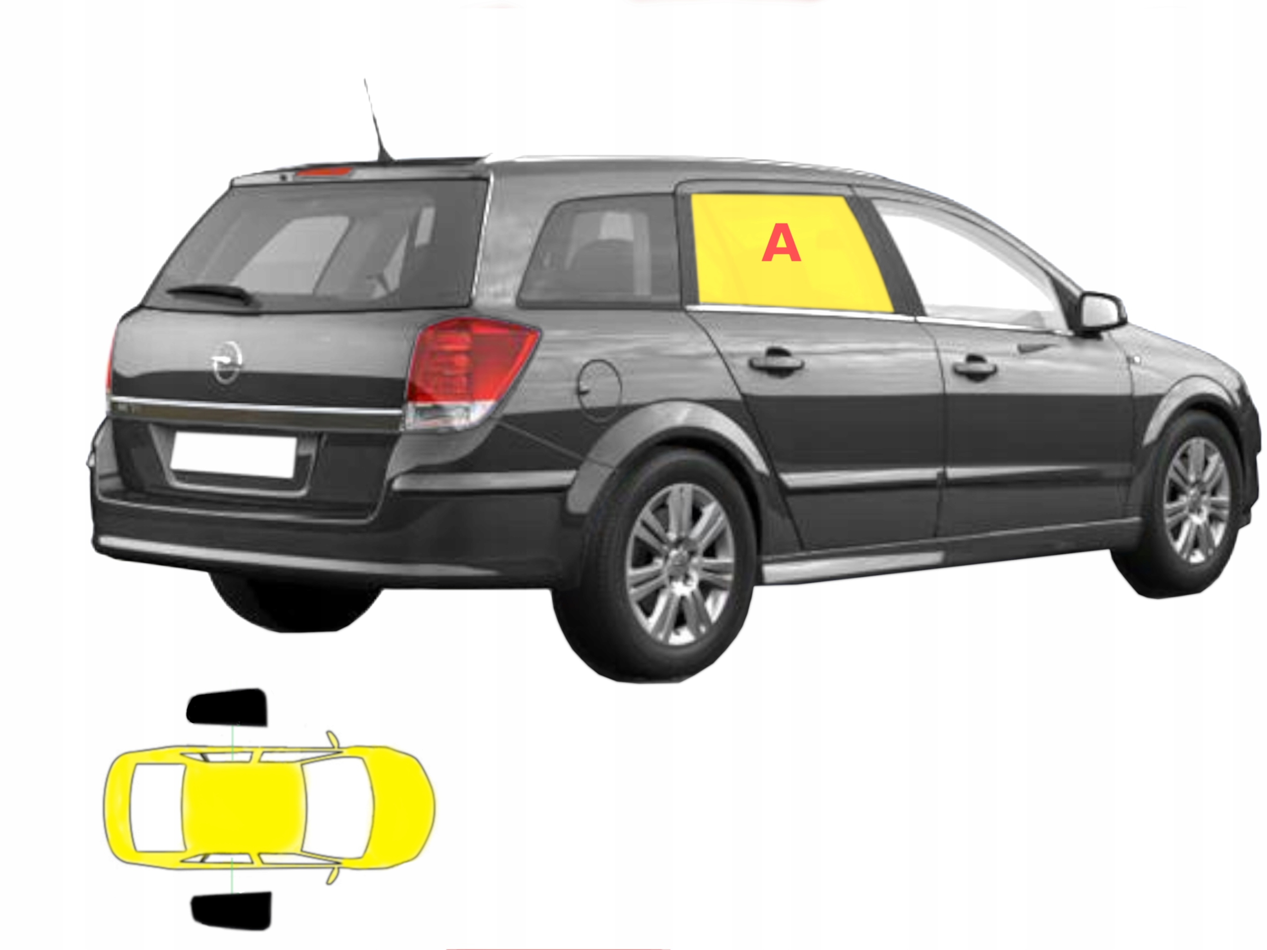 

Dedykowane zasłonki przeciwsłoneczne Astra H kombi