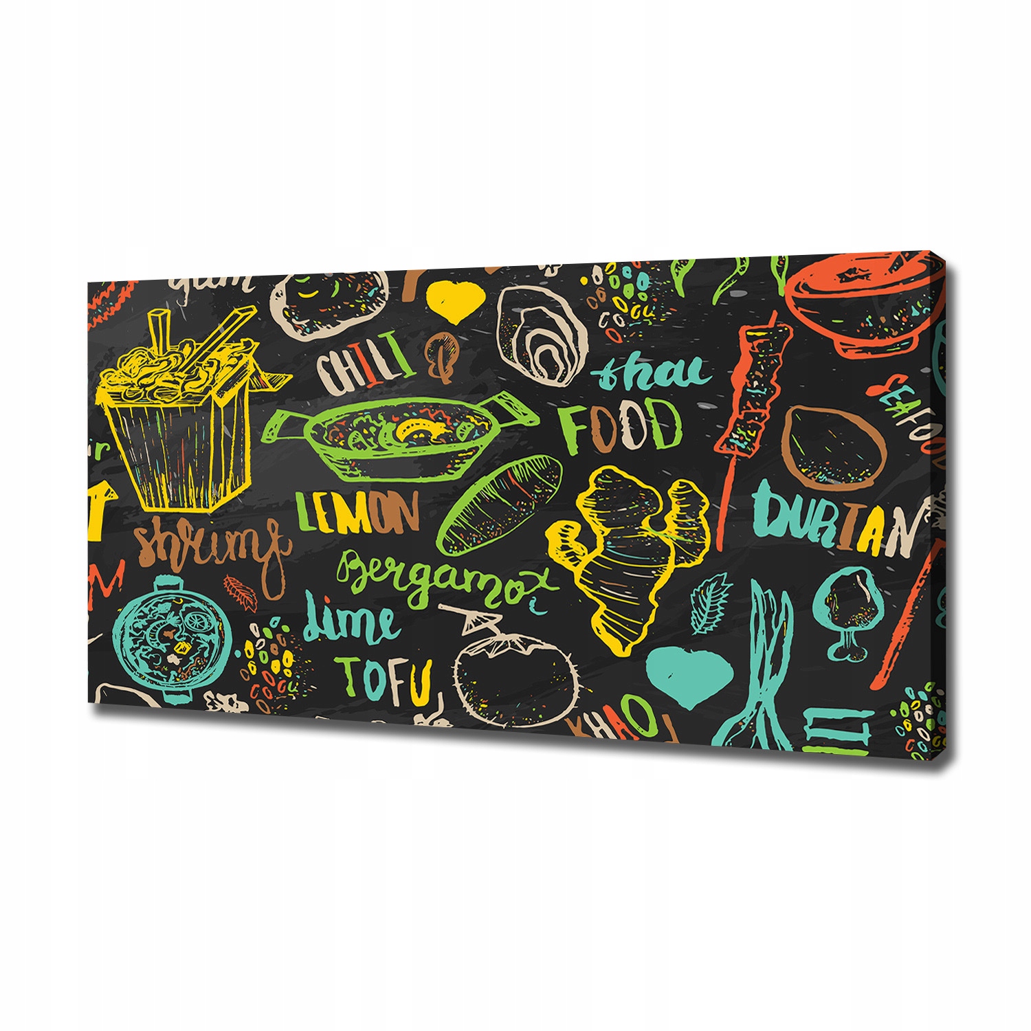 

Foto obraz na płótnie Tajskie jedzenie 120x60 cm