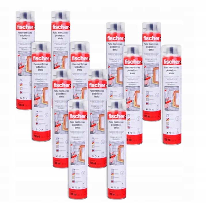 

Piana montażowa niskoprężna Fischer 53145 12szt