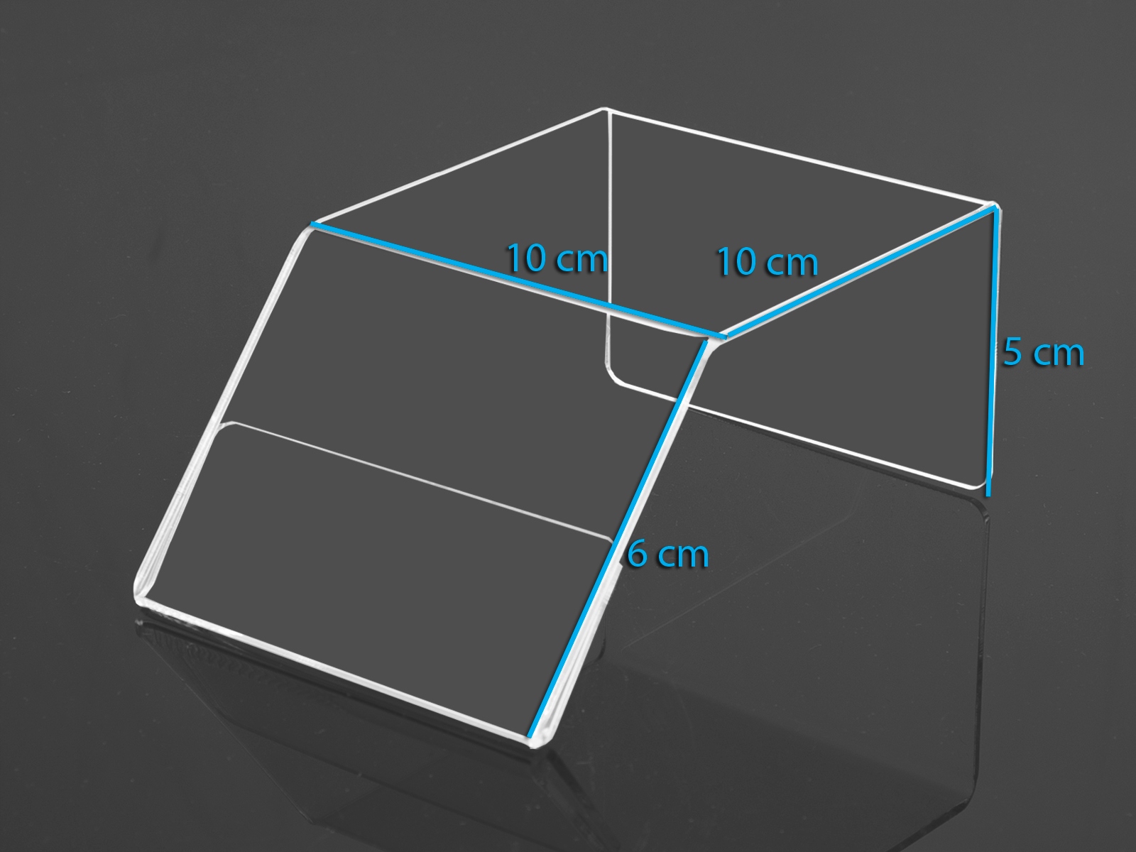 STOJAK PODSTAWKA EKSPOZYTOR UNIWERSALNY PLEXI 10cm Marka Select