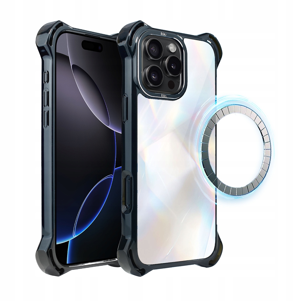 Pouzdro pro iPhone 16 Pro Max Ibizu DropGuard Ultra s MagSafe, Diamond