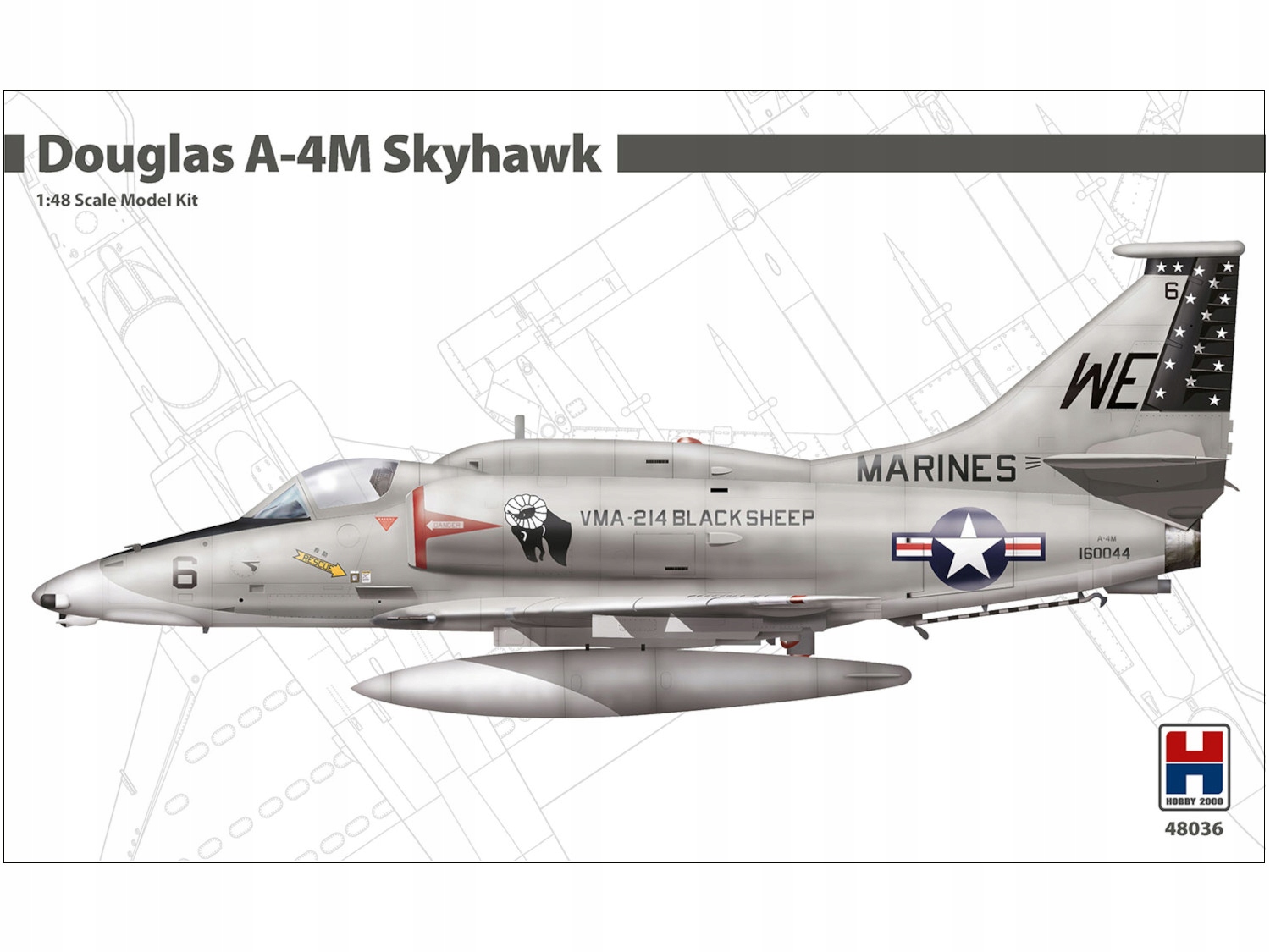 Letadlo Douglas A-4M Skyhawk model 48036 Hobby 2000