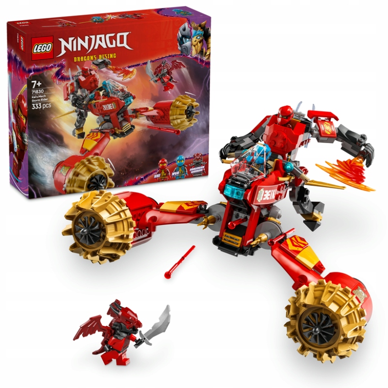 Lego Ninjago 71830 Kaiův bouřný jezdec a robot