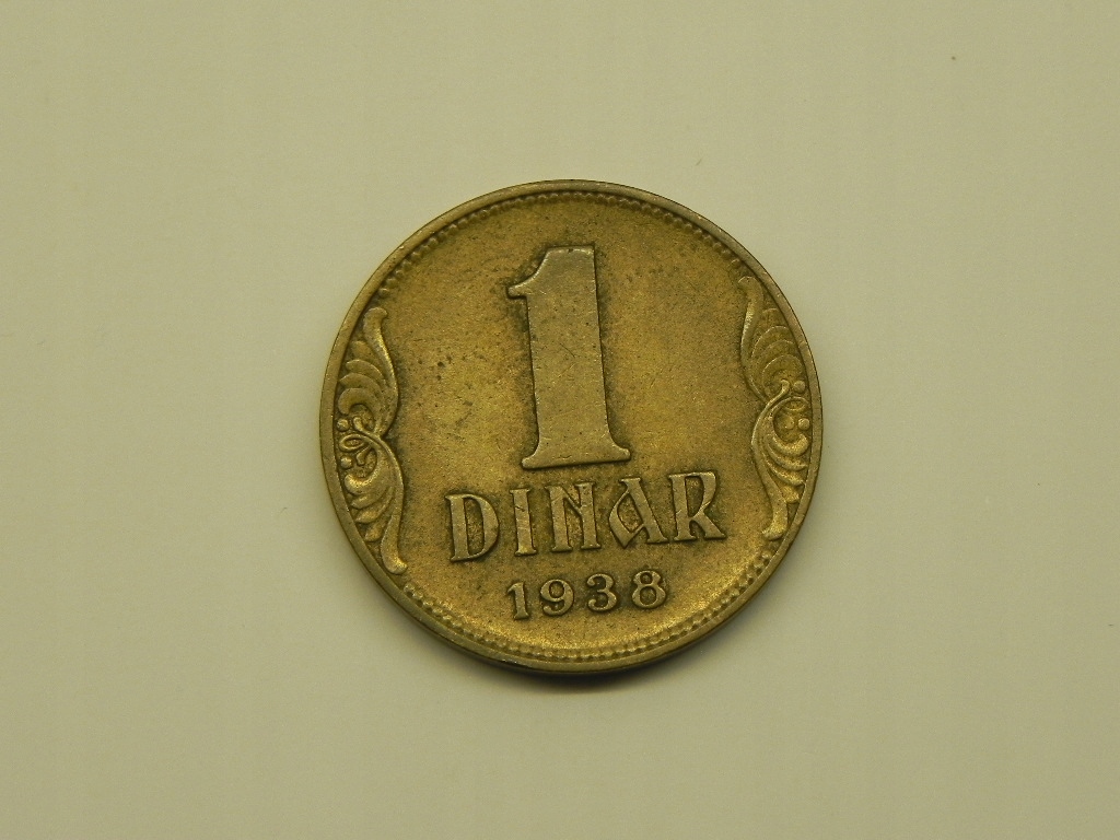 2910/ 1 DINAR 1938 JUGOSŁAWIA