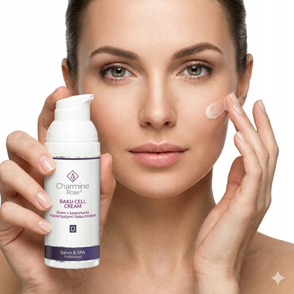 Charmine Rose Baku Cell Cream Krem Bakuchiol Komórki Macierzyste Peptydy