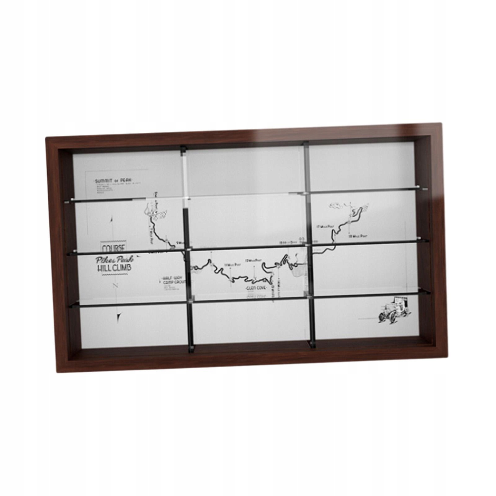 Display Case 1/64 Scale Diecast Model Car Case Marka bez marki