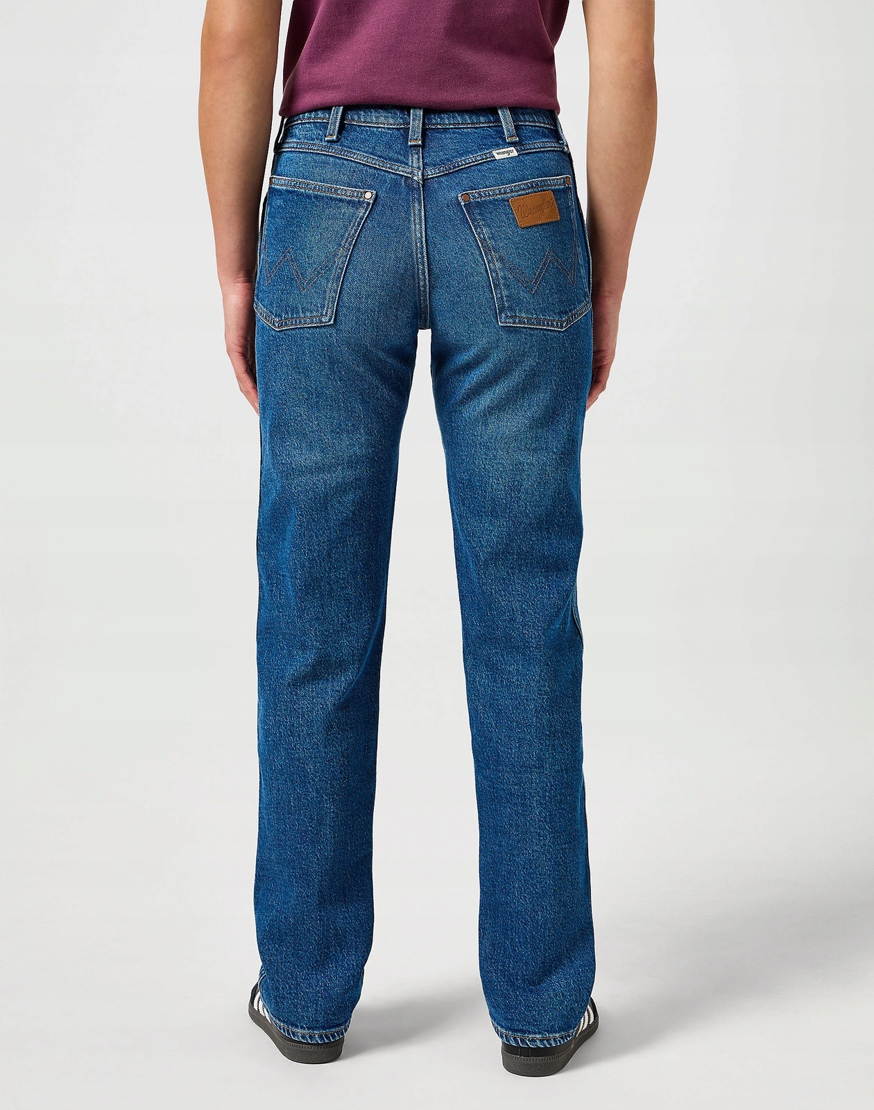 Dámské jednoduché džíny Wrangler Sunset Dark Wash 112350730 28/32