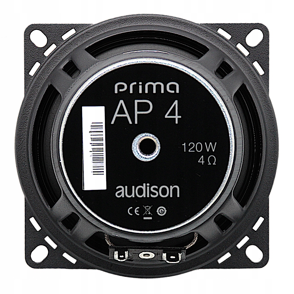 GŁOŚNIKI SAMOCHODOWE AUDISON AP 4 100mm 10cm WOOFERY 120W PRZÓD PODSZYBIE Stan opakowania oryginalne