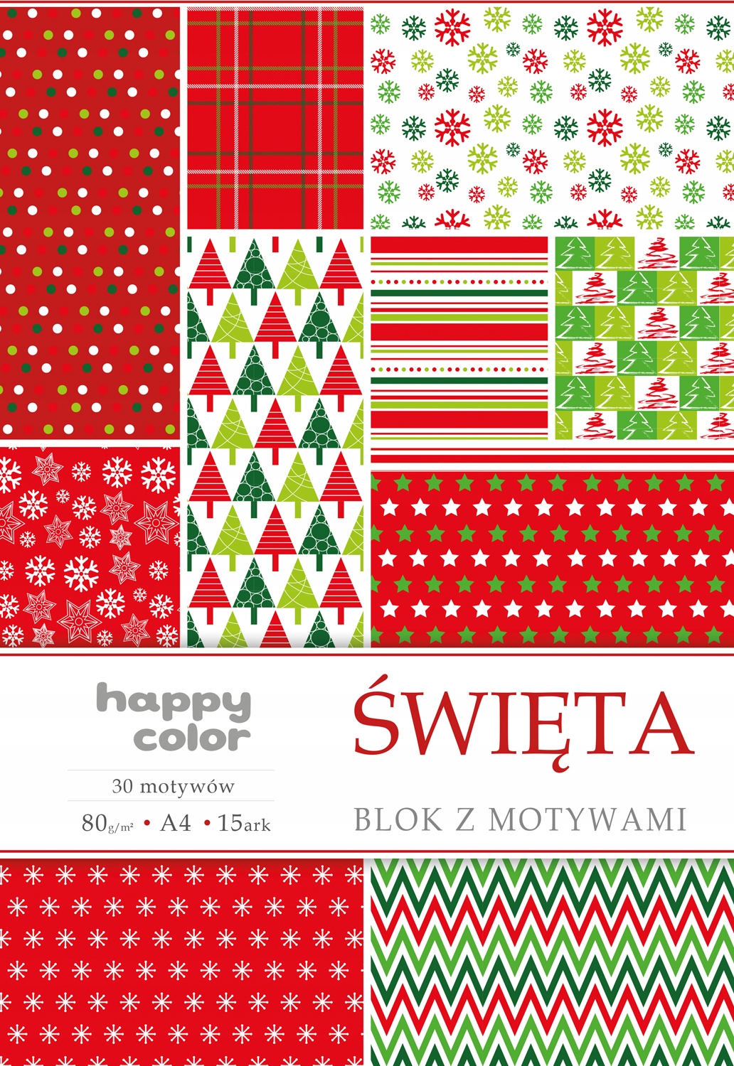 

Blok Happy Color A4 15 ark Święta nr 4312