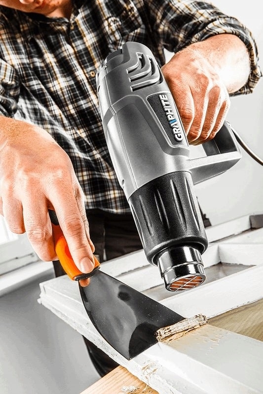 Opalarka 2000W 3 biegi regulacja temper GRAPHITE Seria 59G524