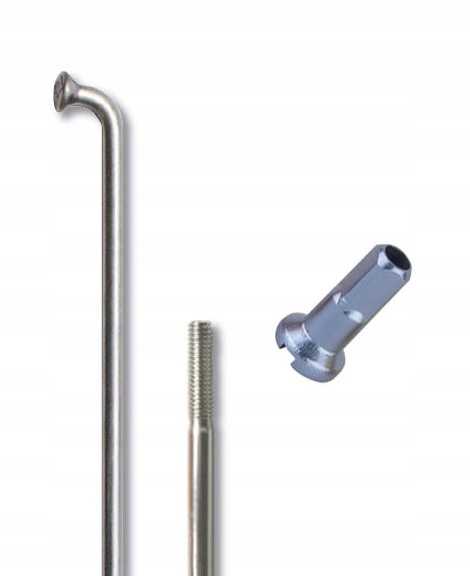 Szprychy CNSPOKE STD14 236mm, srebrne + nypel