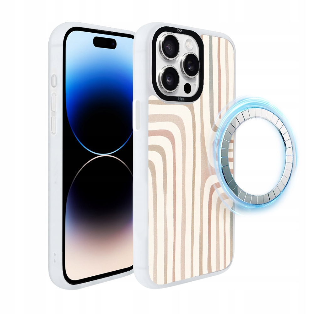 Pouzdro pro iPhone 14 Pro Ibizu DropGuard Matt s MagSafe, pískové bludiště