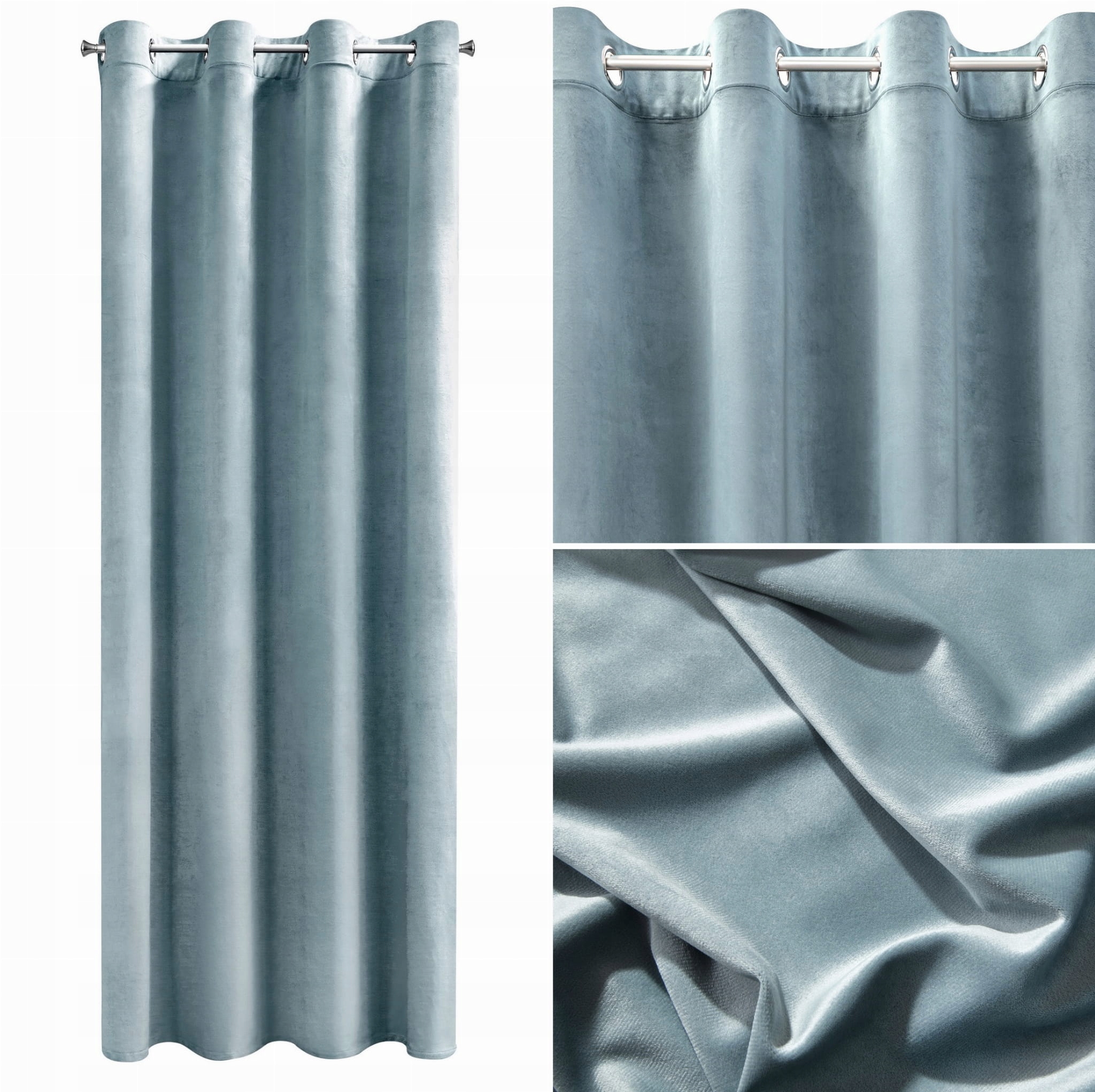 

Zasłona gotowa 140x250 Eurofirany Melanie morski