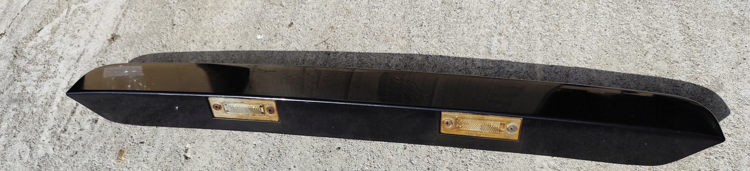 VW T5 Couverture Moulage Éclairage plaque d’immatriculation skrzydelka Noir