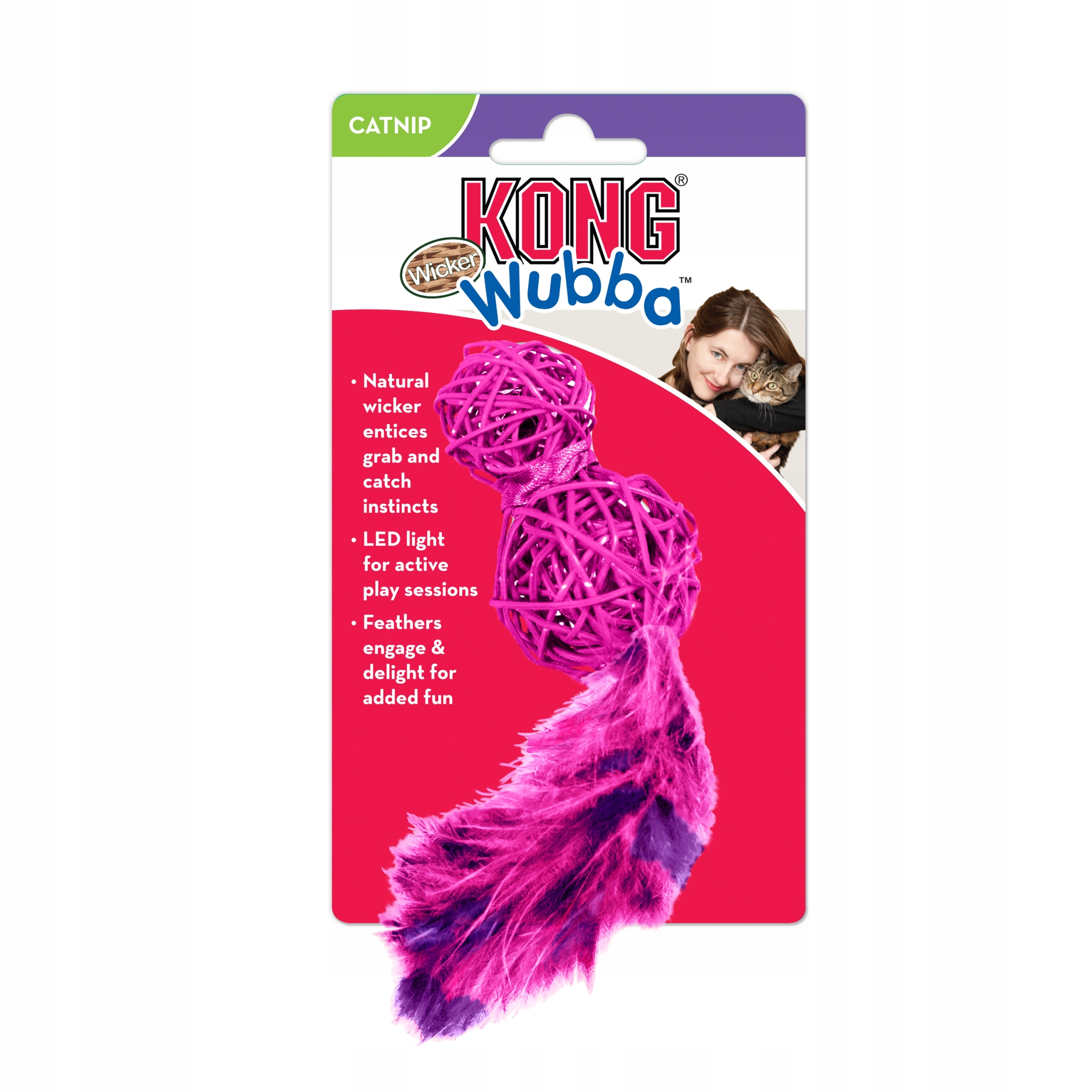 

Zabawka dla Kota Cat Wubba Wicker Assorted Kong