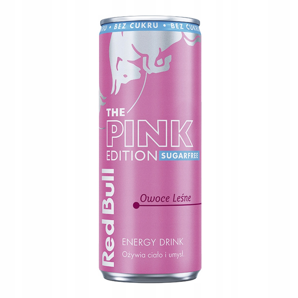 Levně Energetický nápoj Lesní ovoce Sugarfree plechovka 250 ml Set: 12 ks