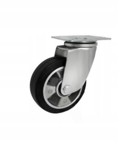 Kolečko 125 mm hliníkovo-gumové v otočném pouzdře /A22GW