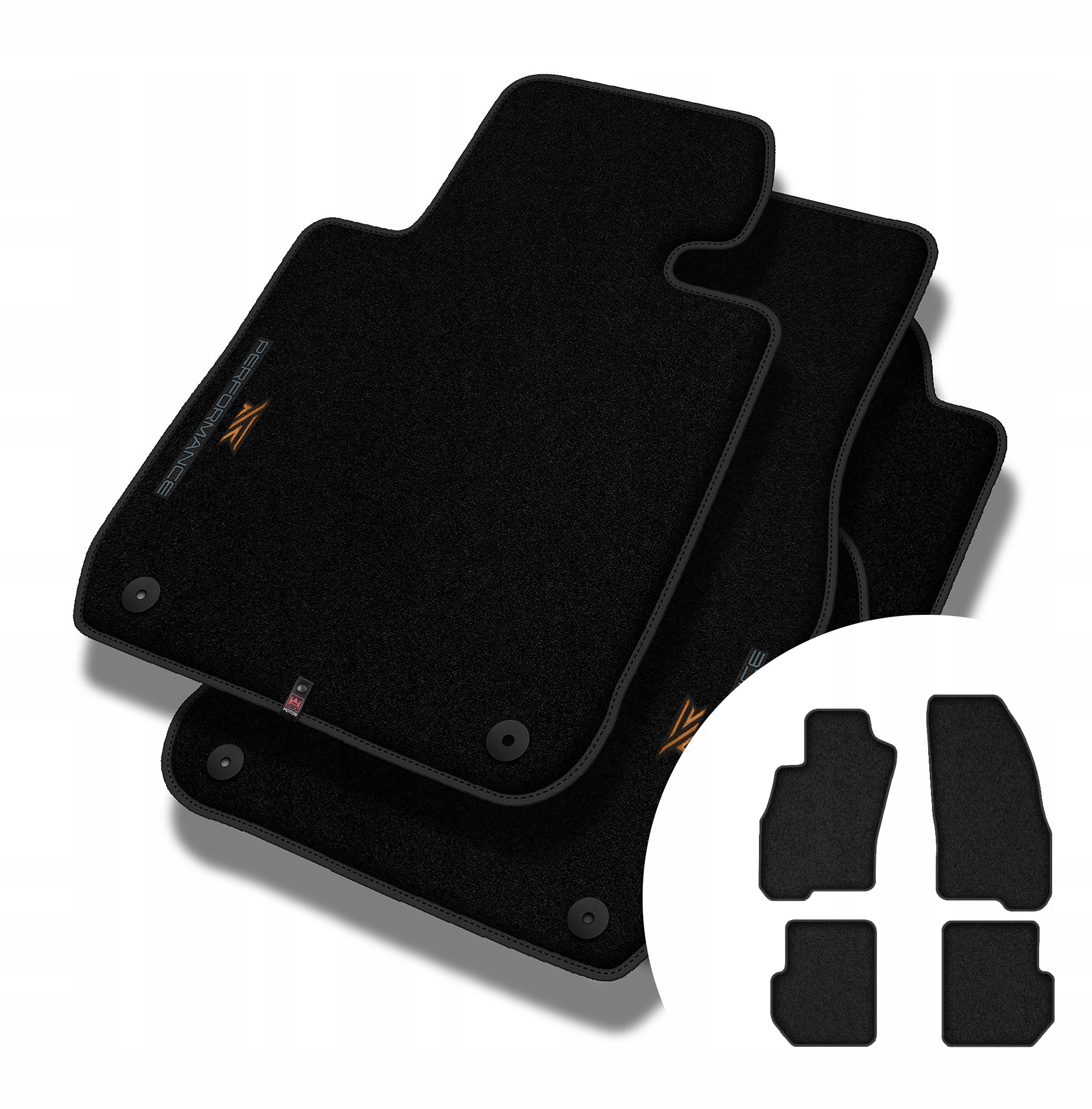 Velúrové koberčeky Performance Premium pre Fiat Punto Evo 2009-2012