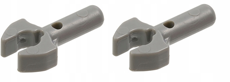 

Lego Pręt uchwyt ciemny szary 48729b -2 szt