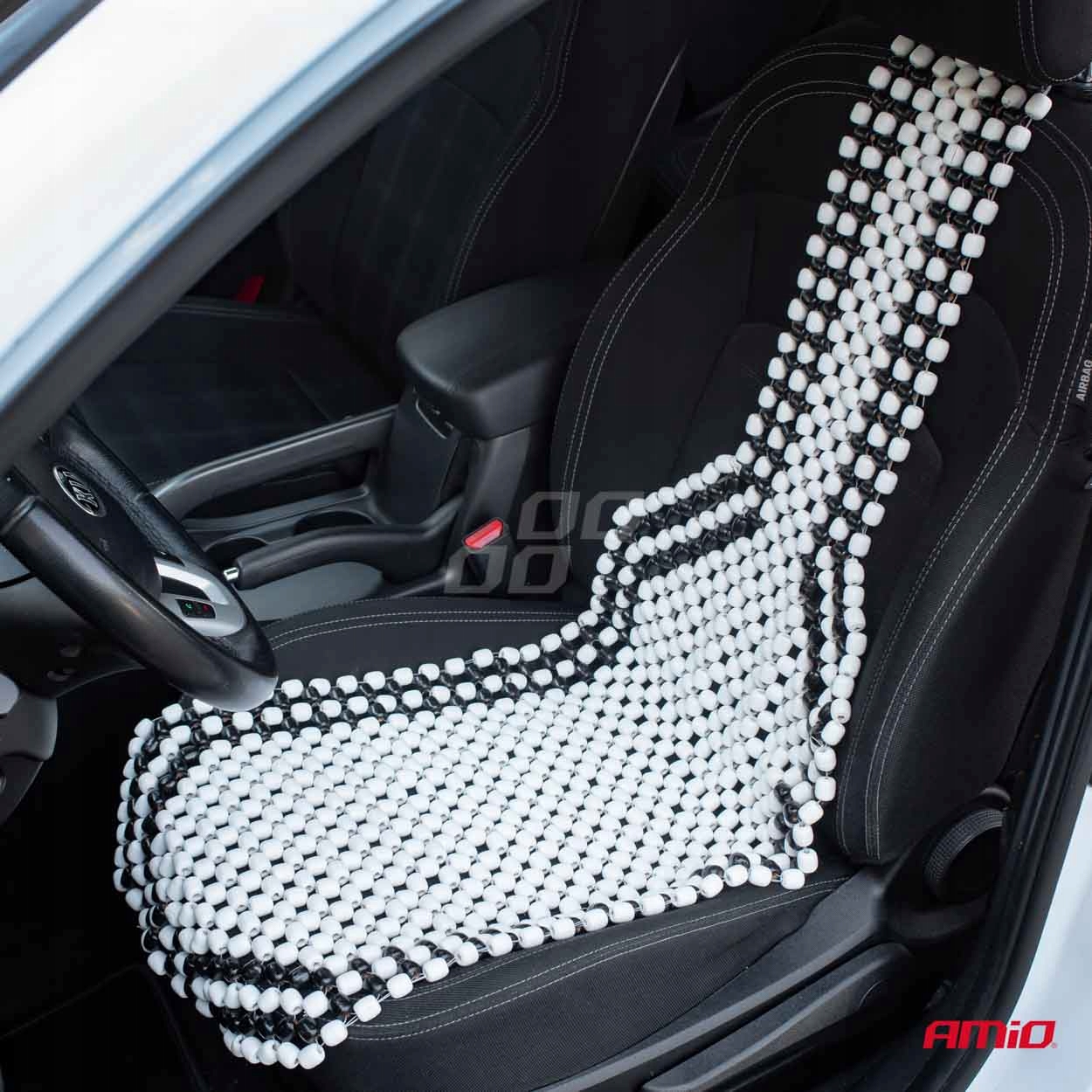 Mata na fotel samochodowy koralikowa koraliki AMIO-1124 Typ mata ochronna