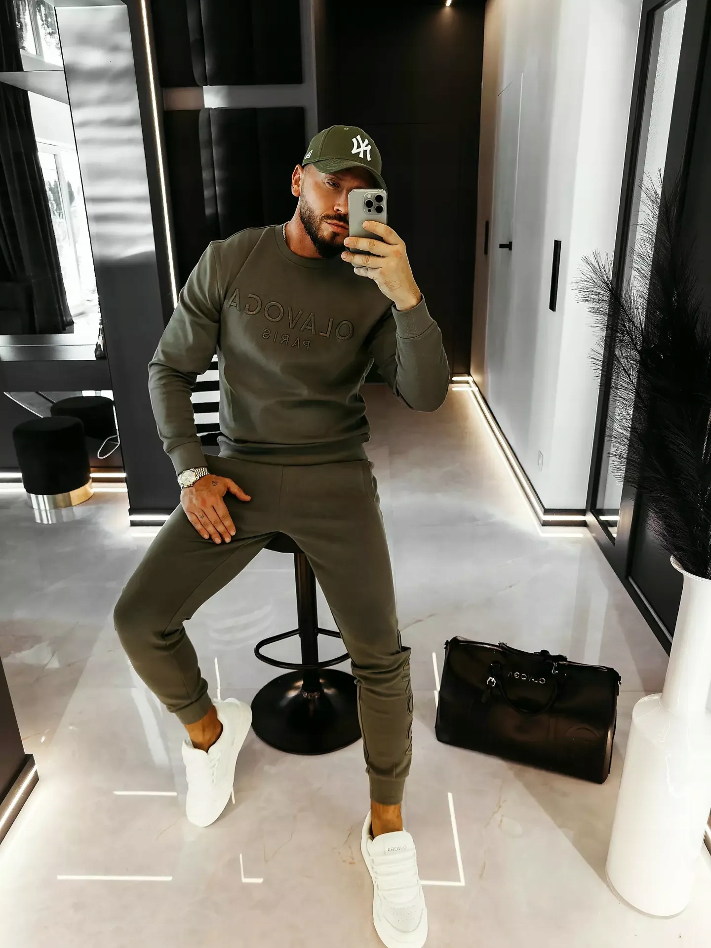 Pánský Komplet Noure O La Voga Khaki XXL