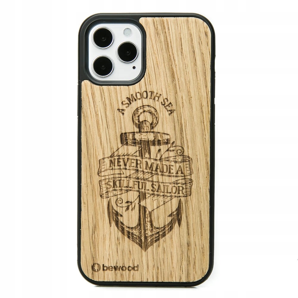 Pouzdro Bewood pro iPhone 12/12 Pro Kotva Dub