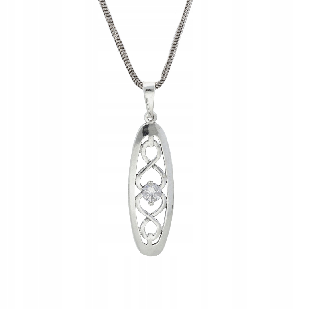 Přívěsek se zirkony, stříbro