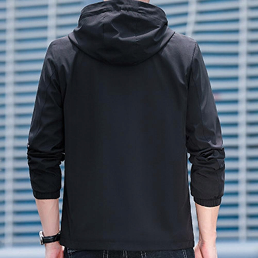 Breathable Stylish Korean Style Drawstring Hoodie Zapięcie brak