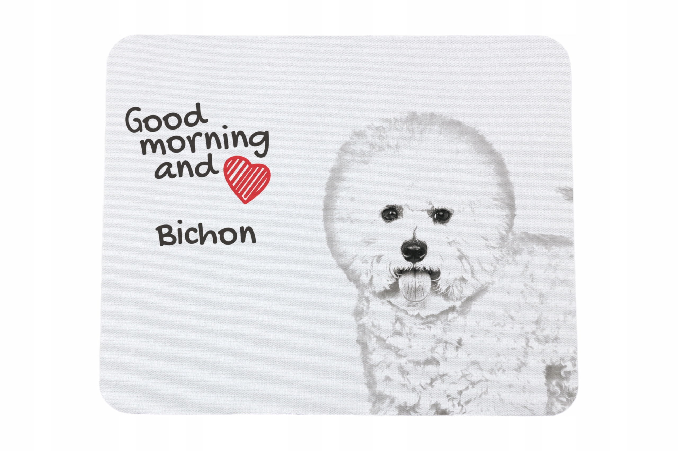 Bichon Frise, Tenerife Dog podkładka pod myszkę z nadrukiem, personalizow