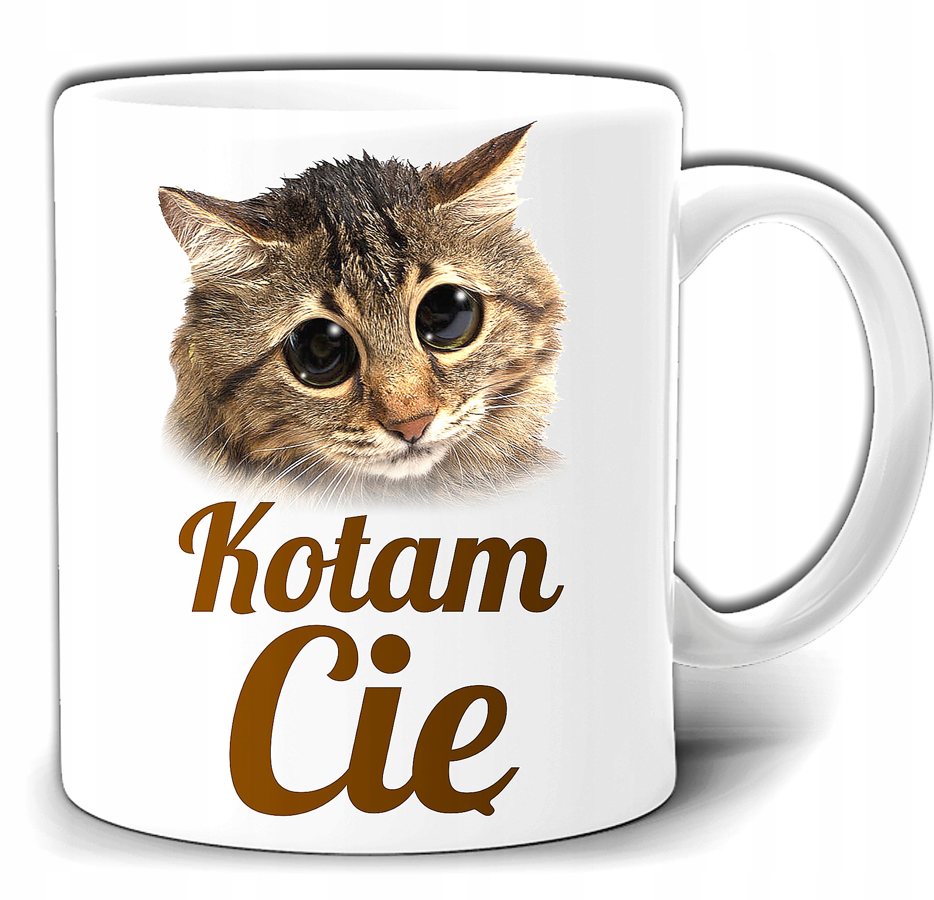 

Walentynki Prezent Kotam Cię Kubek +pudełko W30