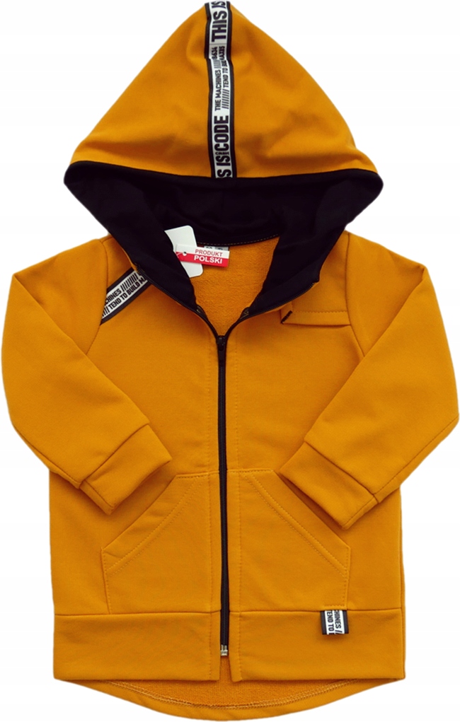 

Bawełniana miodowa bluza z kapturem Revaj 140