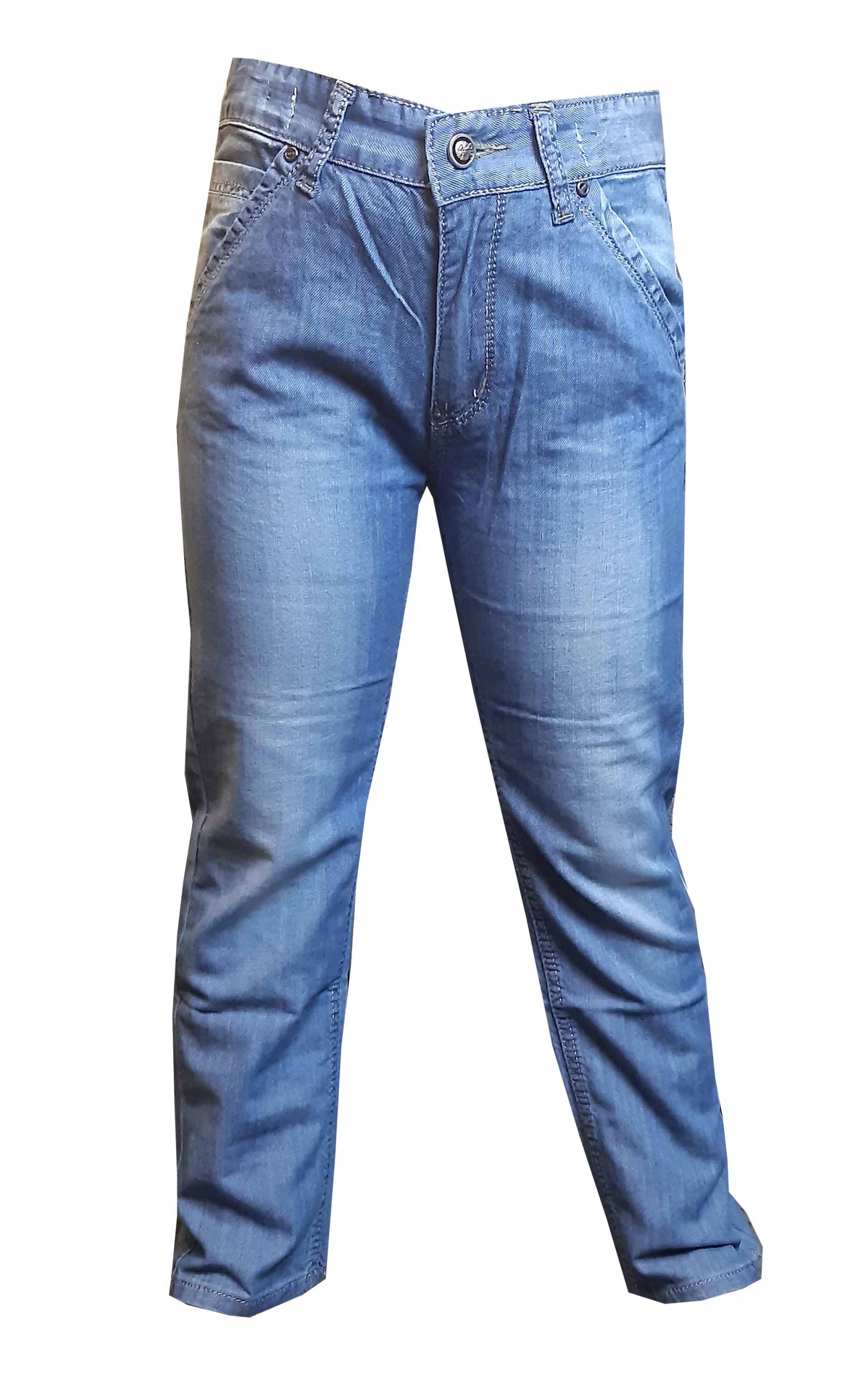 

Spodnie dla dziewczynki miękki Jeans 146/152