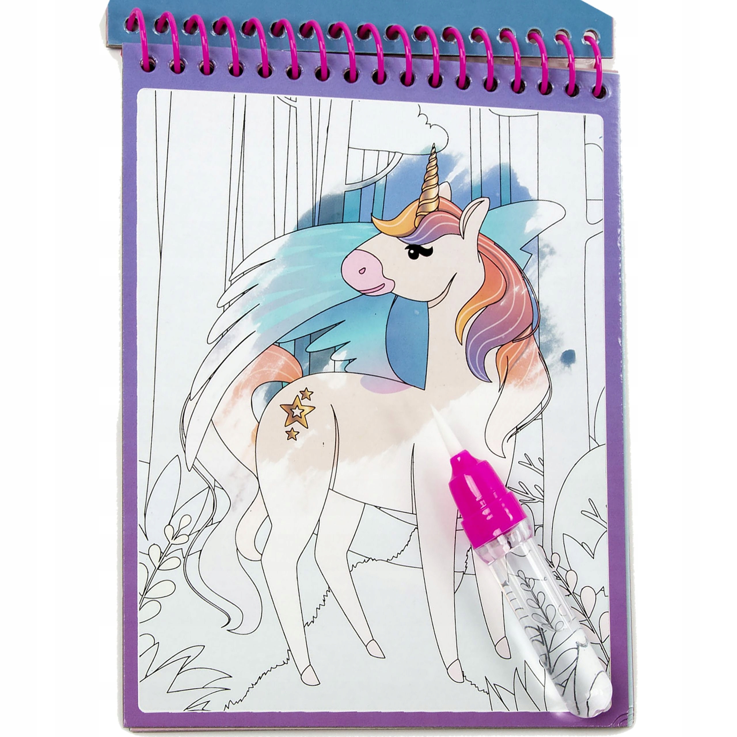 MAGICZNA WIELORAZOWA KOLOROWANKA WODNA BALETNICA KIDEA PISAK NA WODĘ Kod producenta MWKWHKA