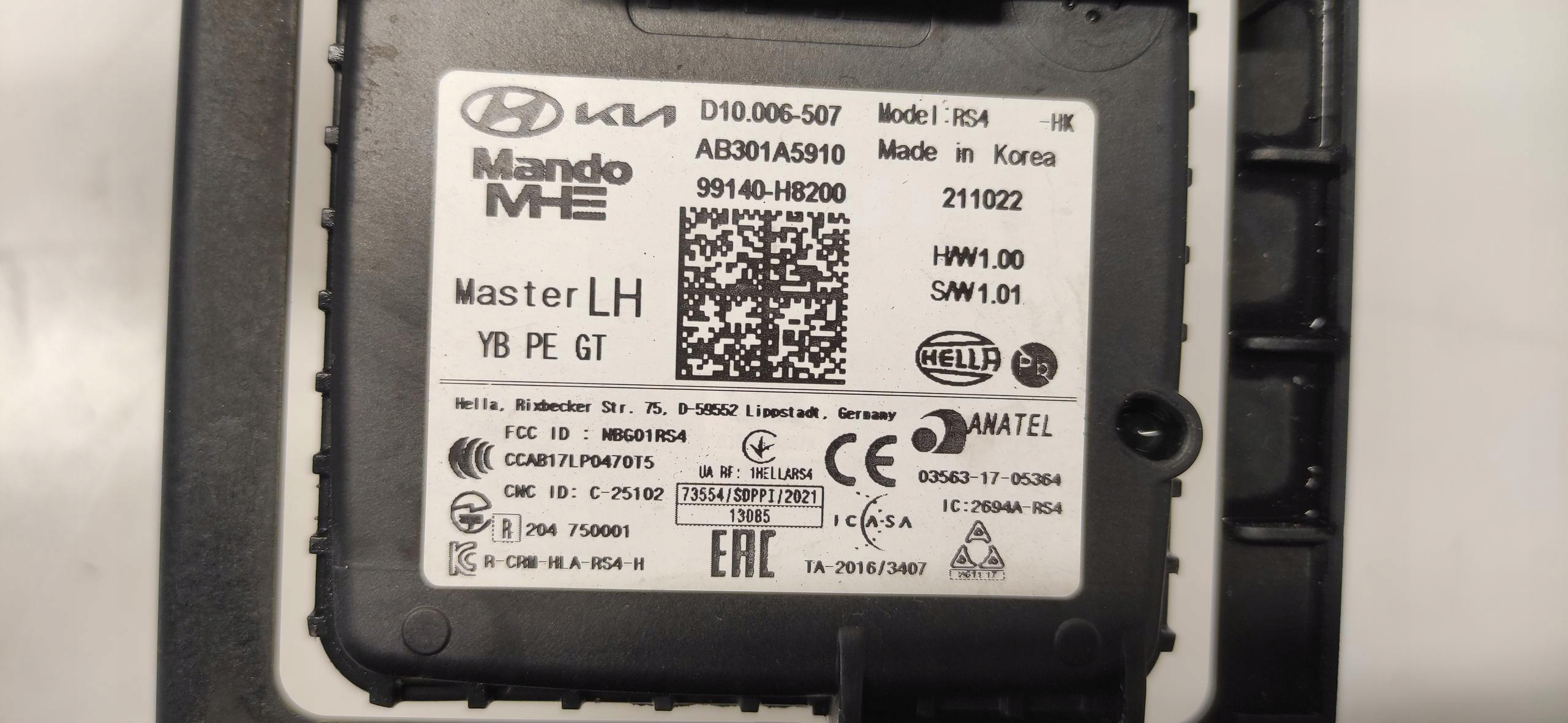 KIA RIO IV V LIFT RADAR sensor MARTWEGO POLA SENSOR left rear part 21-25