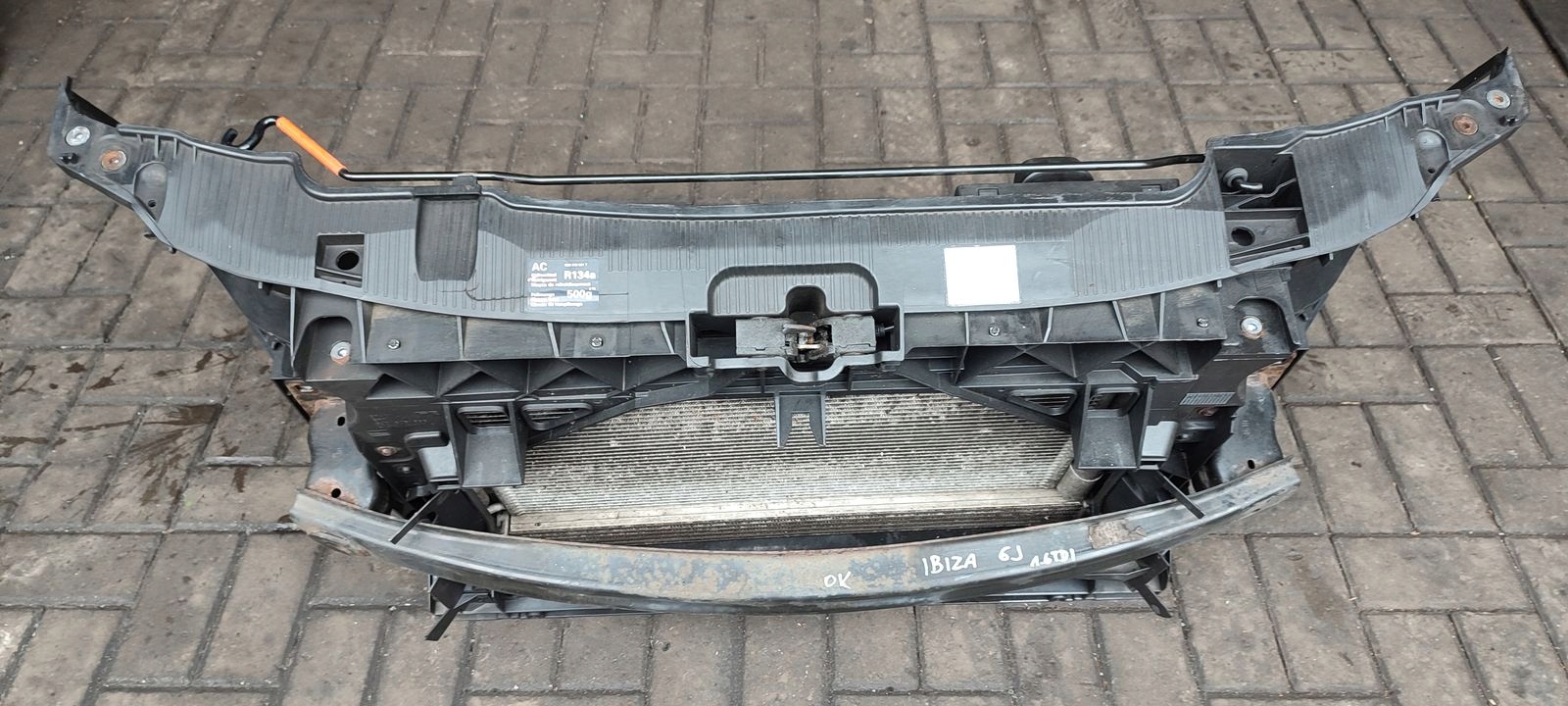 support panel for radiators pillar iron Seat Ibiza 6J 5D 1,6 TDI
