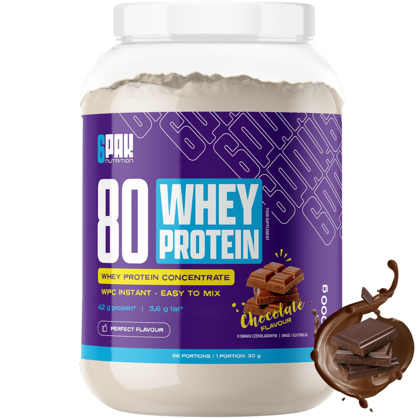 Protein Whey Protein Wpc XXL 2KG Velký Syrovátkový Protein Bcaa