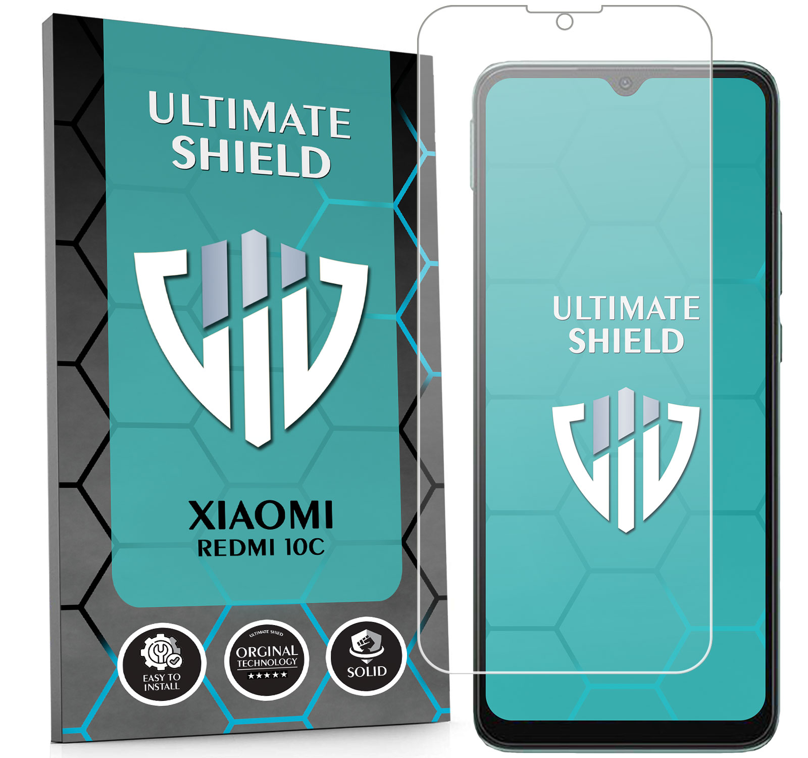 Sklo 3x Displej 7x Fotoaparát Rychlý Objektiv Pro Xiaomi Redmi 10C