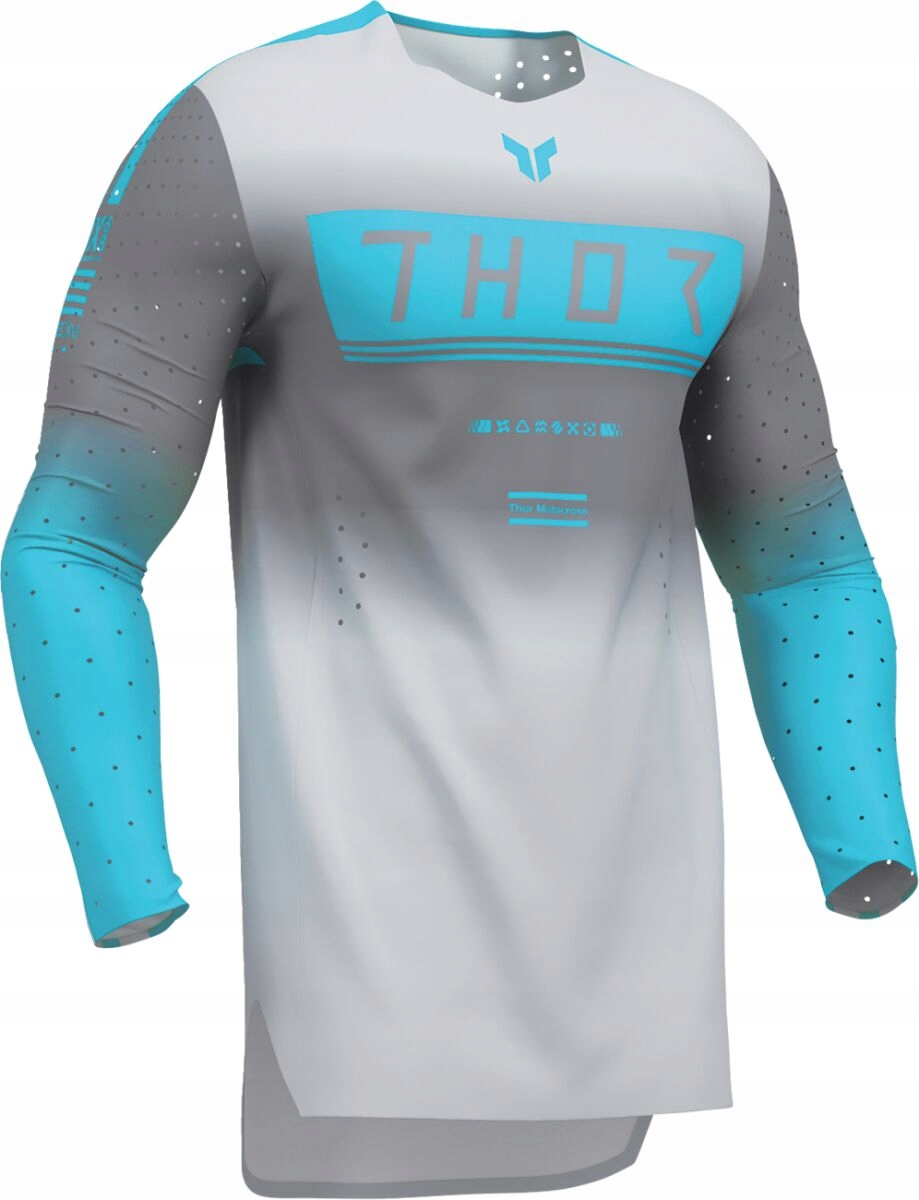 Mikina Na Crossa Quada Atv Thor Sportmode Geo Charcoal/gray XL 2910-8750