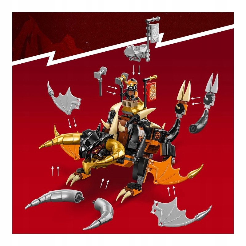 LEGO NINJAGO 71782 SMOK ZIEMI COLEA EVO EAN (GTIN) 5702017399690