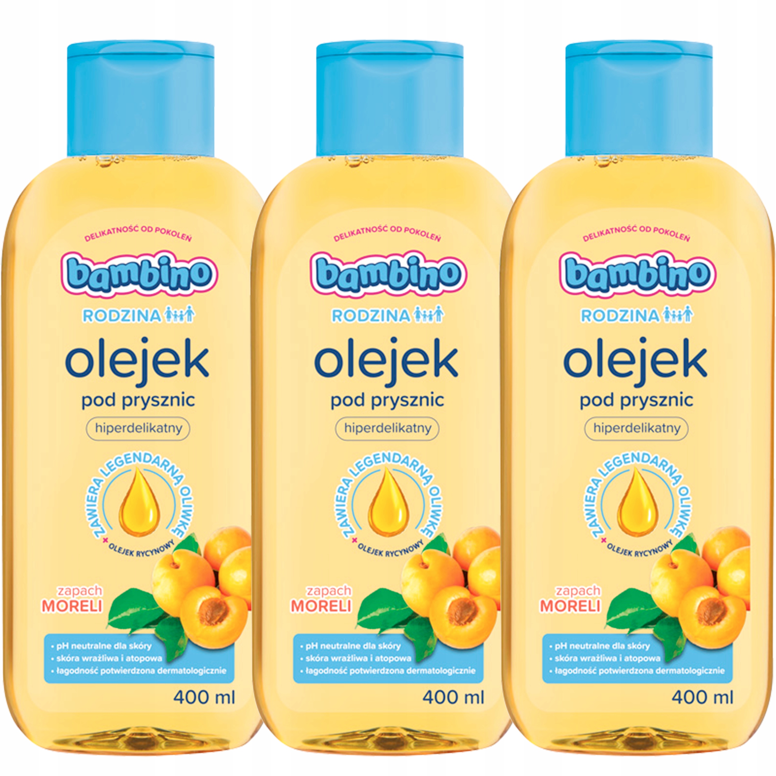 

Bambino Rodzina Olejek do kąpieli Morela 400 ml *3