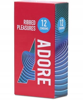 

Pasante Adore Ribbed Pleasure Prezerwatywy 12 szt.