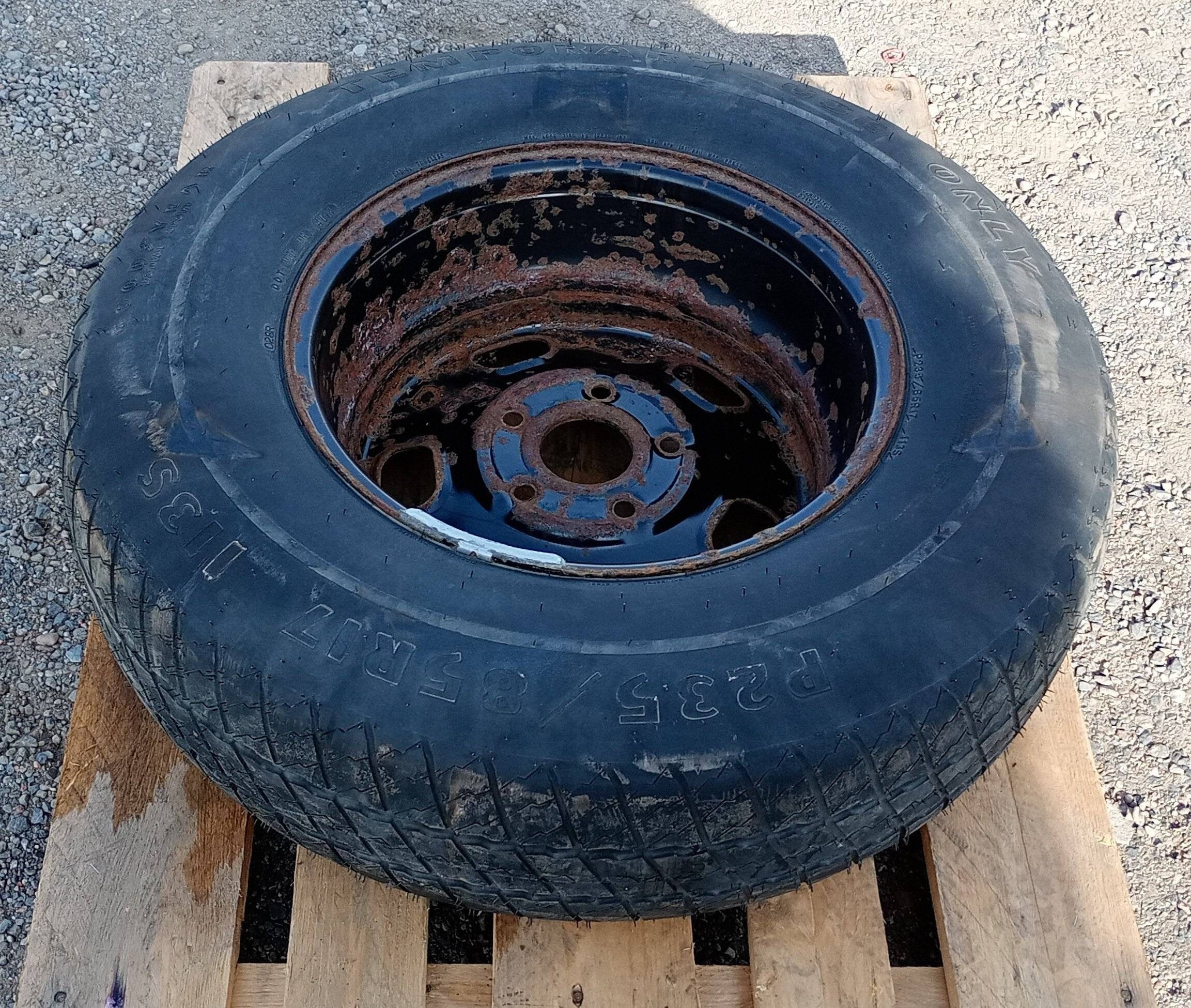 wheel spare spare spare tyre 235x85x17 R17 Dodge RAM 1500 2009-2018