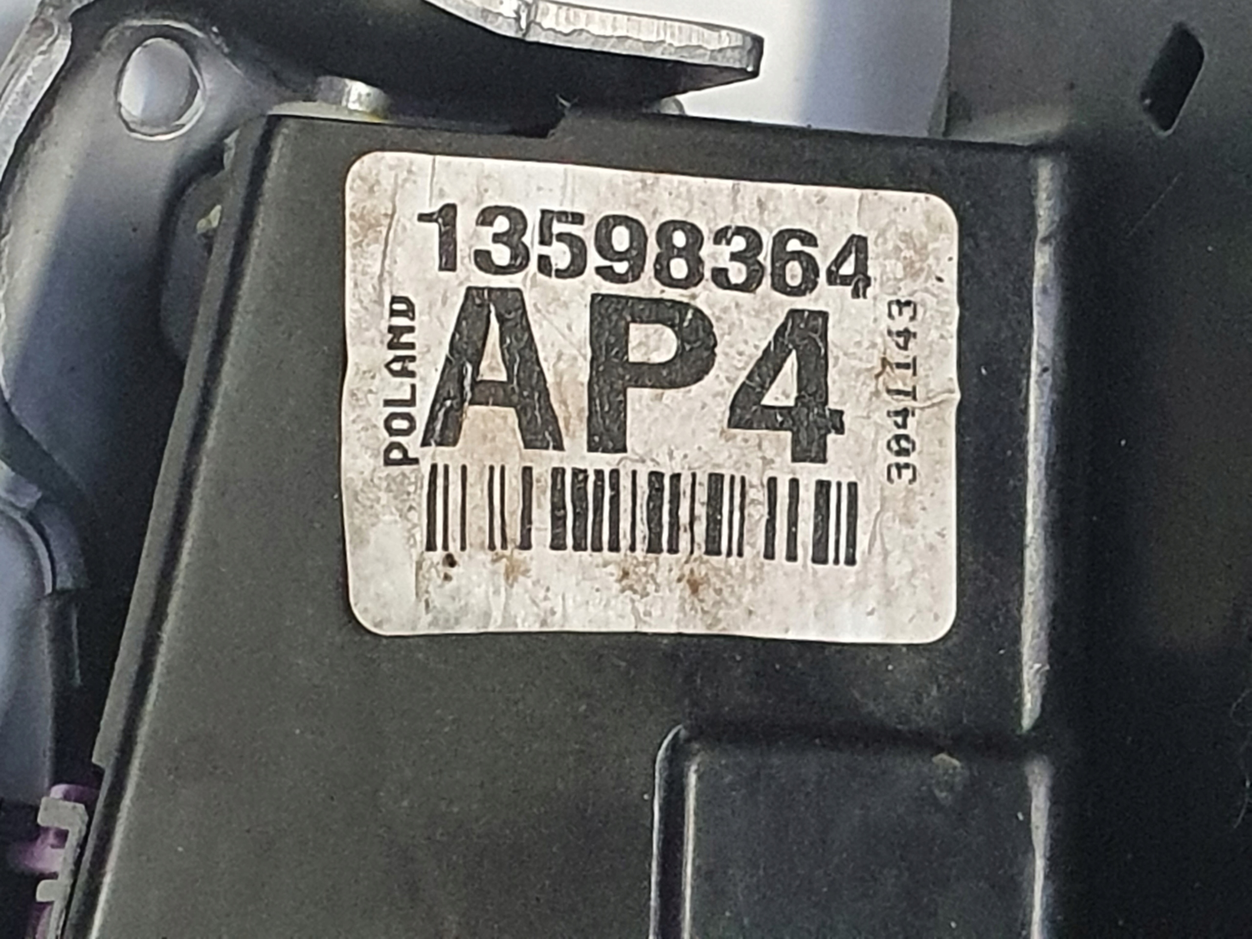 OPEL INSIGNIA B lock door left rear part 13598364 AP4