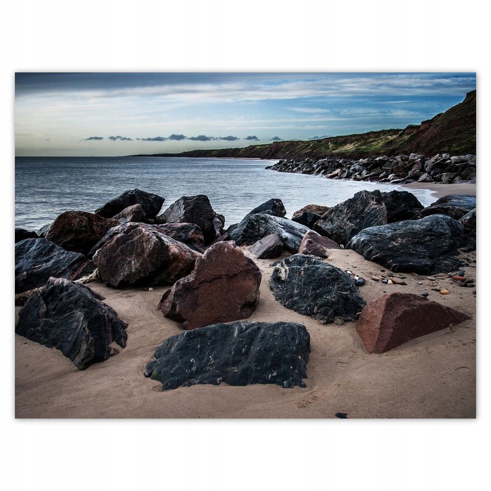 

Plakat 40x30 Kamienie na plaży