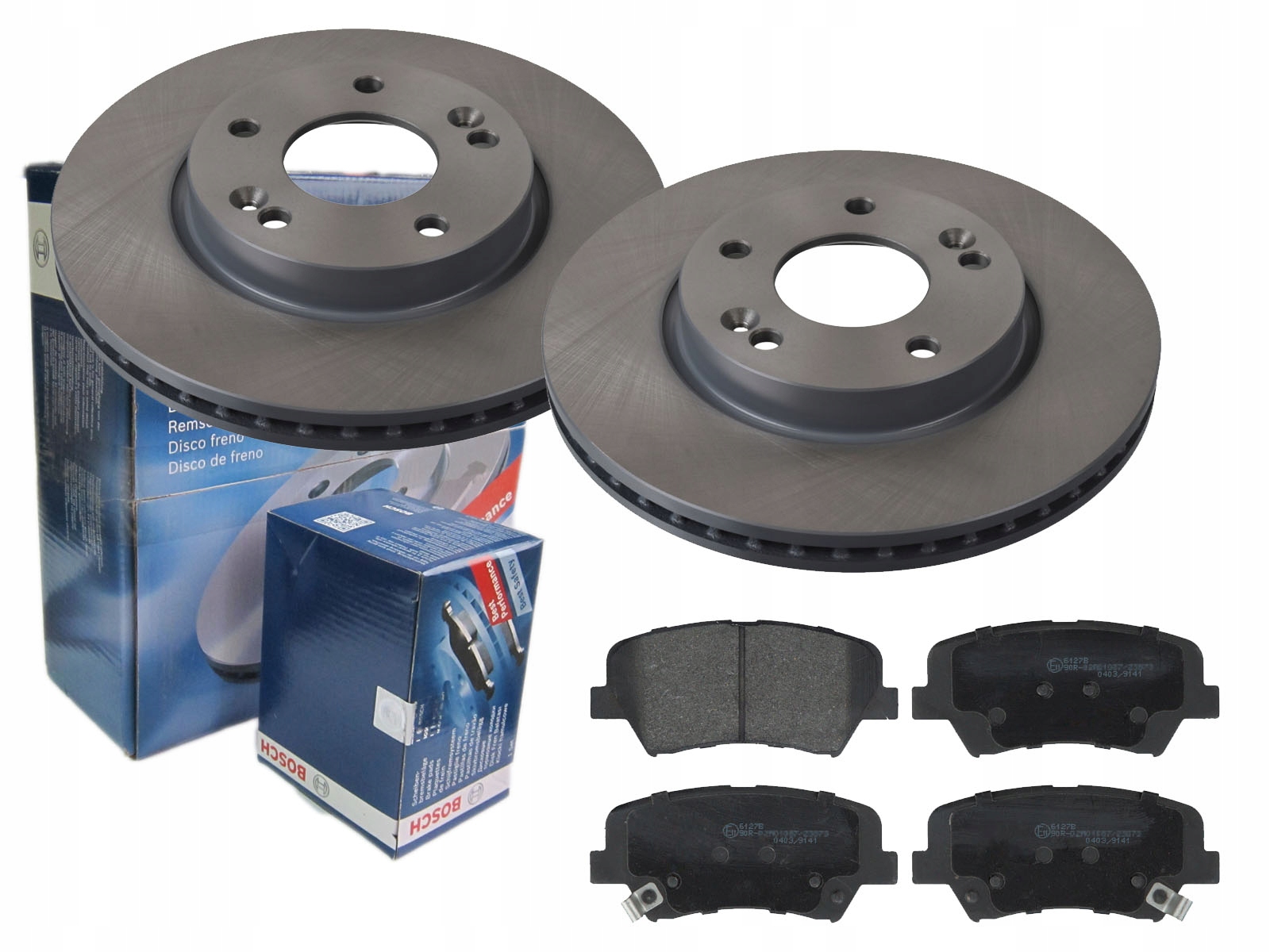 Диски колодки BOSCH передні HYUNDAI i30 II 280mm